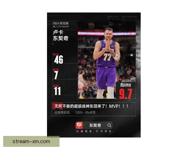 东契奇三节砍40分创湖人单赛季三分新纪录 里夫斯迎个人里程碑